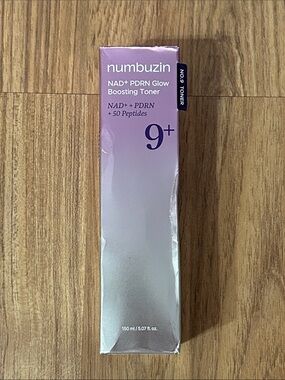 Numbuzin NAD+ PDRN Glow Boosting Toner Korean Glass Skin - New Unopened
